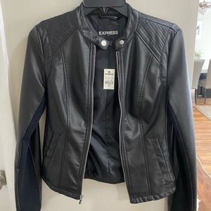 Express leather jacket